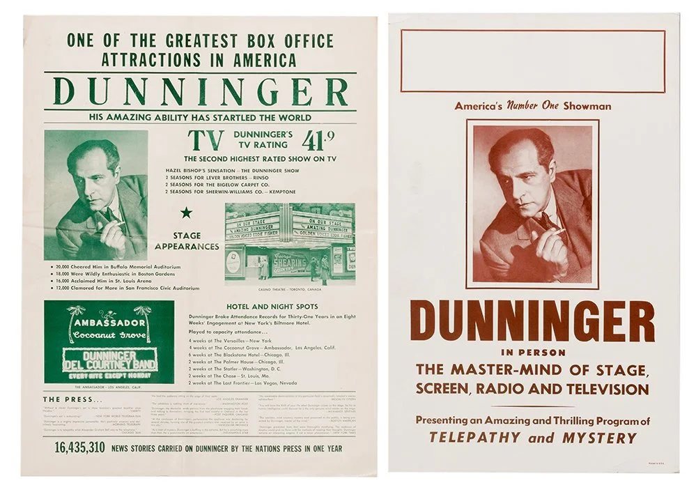 Dunninger mentalist archive 1