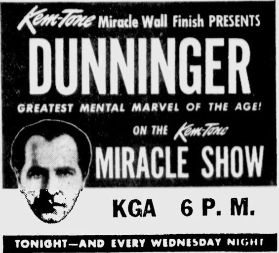 Dunninger mentalist archive 5