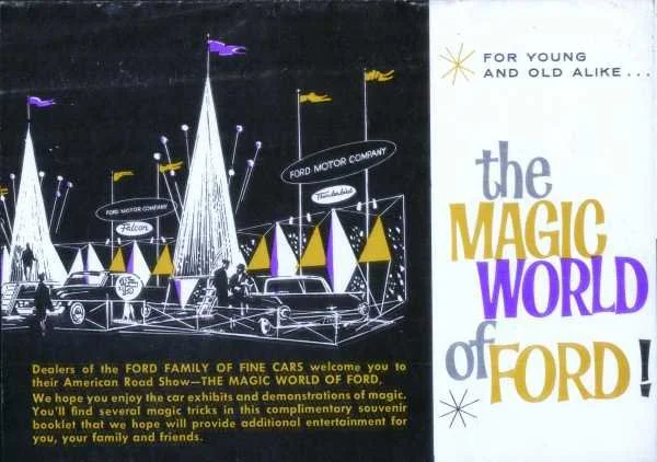 The Magic World of Ford brochure cover