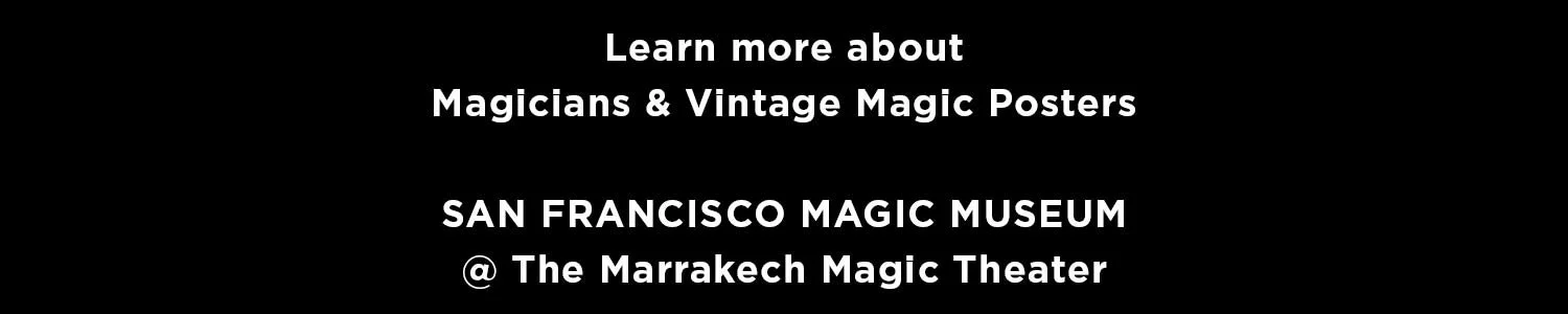 San Francisco Magic Museum Banner