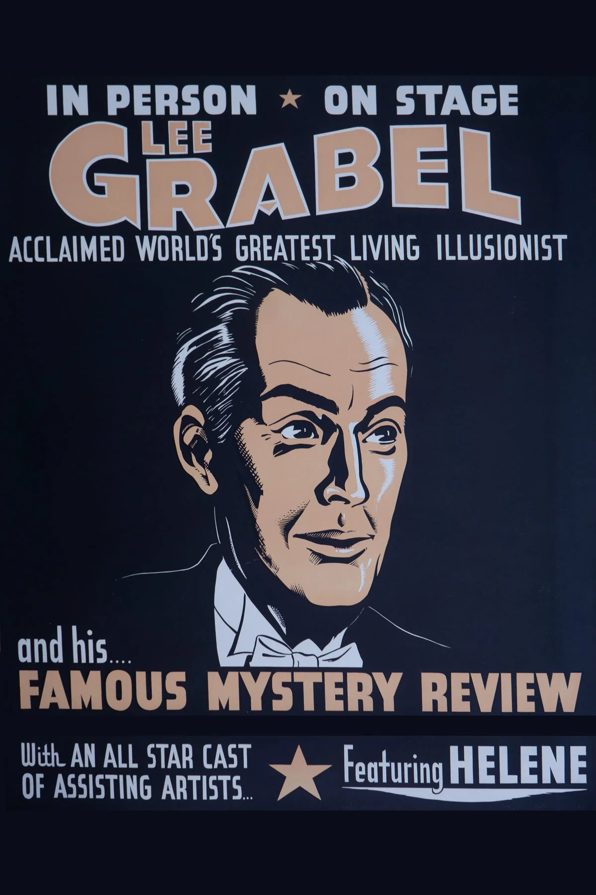 Lee Grabel — In Person, On Stage — Famous Mystery Review poster