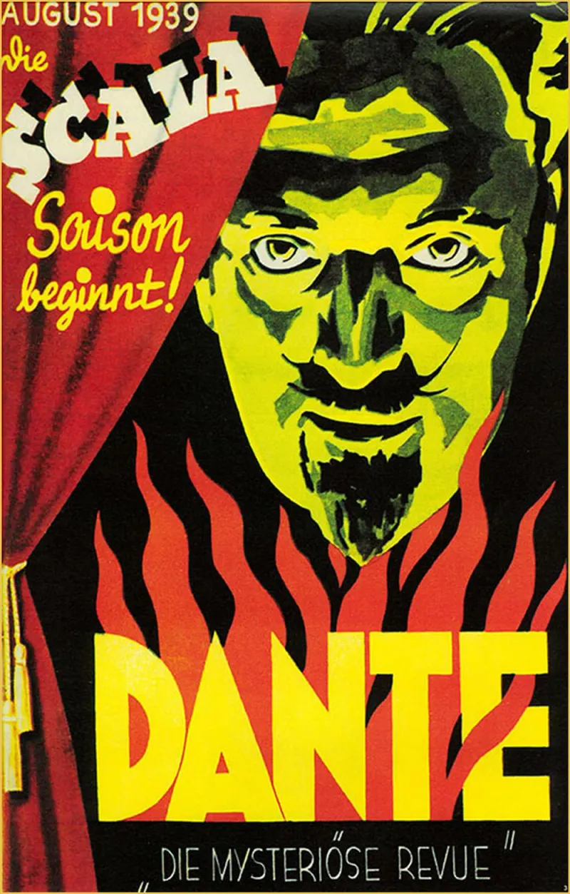 Dante — Scala Berlin August 1939 — Die Mysteriöse Revue poster