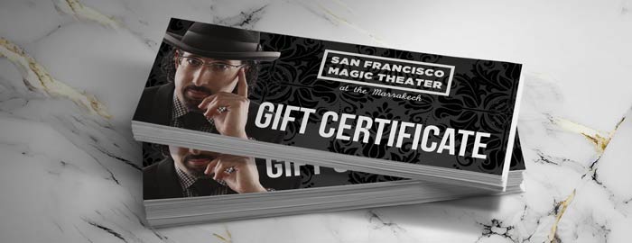 San Francisco Magic Theater Gift Certificate