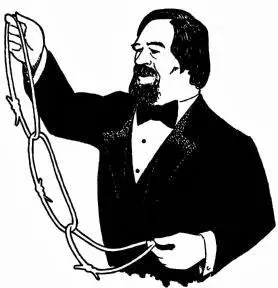 Illustration of Wayne Raeke (Mr. Wayne), magician and mentor